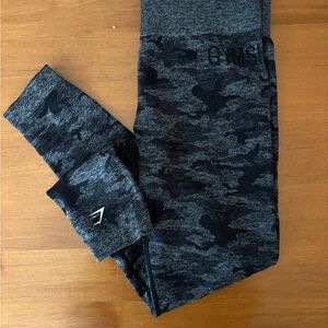 Gymshark Gray Camo Leggings